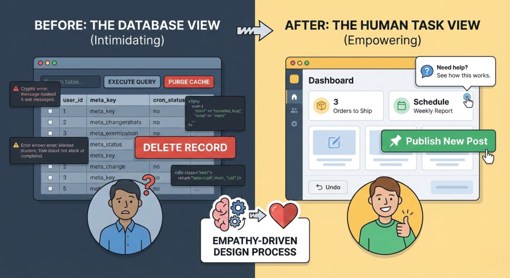 Beyond the Database: How We Design Admin UIs for Non-Technical Humans