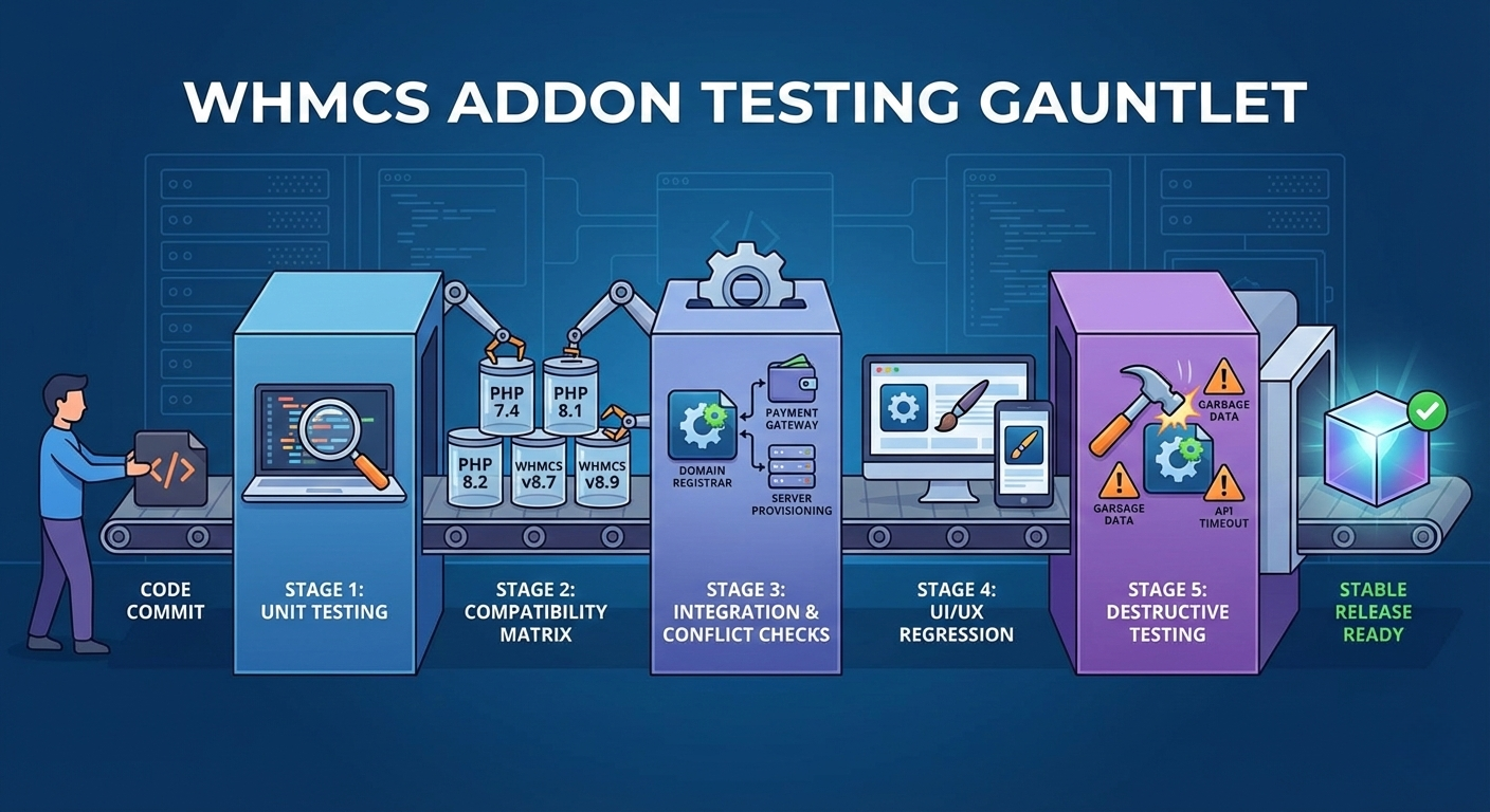 How we test WHMCS addons before release