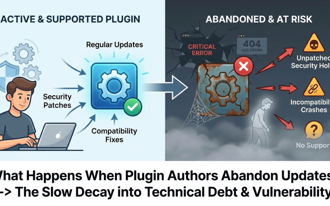 The Zombie in Your Dashboard: What Happens When a WordPress Plugin Is Abandoned?